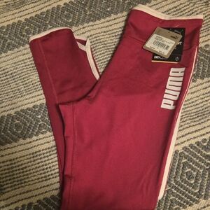 Puma Women  Burgundy Leggings